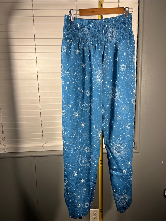 Lotus and Luna Pants - Lotus and Luna Raven Cosmic Sky Harem-  NWOT